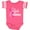 Football Pink and White, variant on Inktastic Breast Cancer Awareness I Support My Grammy with Pink Ribbon Boys or Girls Baby Bodysuit