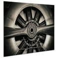 thumbnail image 3 of Empire Art Direct Plane Propeller Frameless Free Floating Tempered Glass Panel Graphic Wall Art, 48" x 32" x 0.2", Ready to Hang, 3 of 5