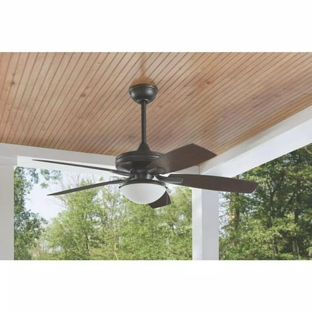 Hampton Bay Gazebo Ii 52 Inches Indoor, Gazebo 52 In Led Indoor Outdoor White Ceiling Fan With Light Kit