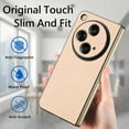 thumbnail image 4 of Nalacover Case for One Plus Open/OPPO Find N3 Fiber Texture Case, Slim Thin Protective Cover Skin for One Plus Open, with Anti-Slip Strip Sturdy Shockproof Lens Protection Phone Case, Khaki, 4 of 8