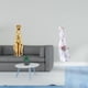 thumbnail image 2 of Escultura De Guepardo De Porcelana Dorada, Figura De Animal Moderna, Adorno Decorativo De Mesa Nórdico Para El Hogar, La Oficina Y La Estantería., 2 of 8