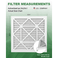thumbnail image 6 of TRIGHTFILTERS 24x24x1 Air Filter MERV 8 Pleated HVAC AC Furnace Home Filters 6 Pack, 6 of 9