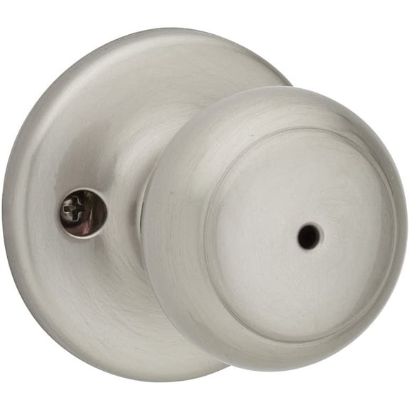 Kwikset 93001-628 Cove Privacy Bed/Bath Door Knob in Satin Nickel