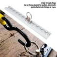 thumbnail image 4 of Aluminio L Track Rail, Unión De Vía De 12 Pulgadas Con 4 Accesorios De Anillo De Espárragos Individuales, Riel De La Cama De Camión Para Remolques Cerrados, Camiones, 4 of 7