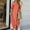 Orange, variant on Babysbule Dresses For Women Summer Ladies Solid Color Casual Long Sleeve Turndown Collar Dress Beach Casual Maxi Sundress