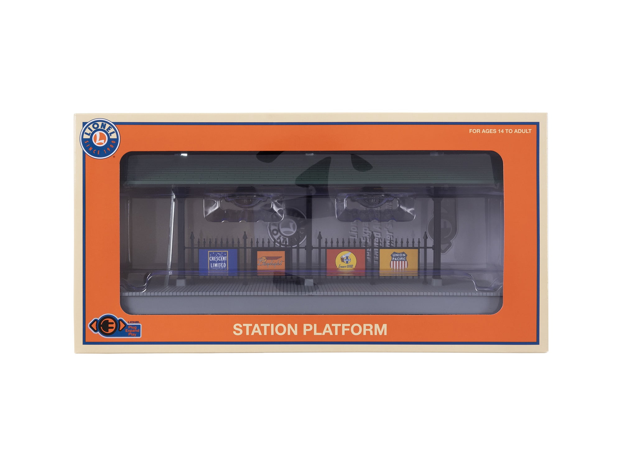 Lionel O Scale Santa Fe Illuminated Station Platform Model Train