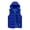 Blue-1, variant on Men's Puffer Vest Casual Hooded Drawstring Zip-Up Collar Sleeveless Cotton Padded Jacket for Outdoor Travel Hiking