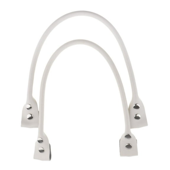 Leather Detachable Bag Strap Replacements for Handbag Tote Shoulder Bag 58cm - White, as described