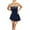 AB-Navy, variant on BiZtdJrK Women's Velvet Tube Top Dress Strapless Bodycon A-Line Mini Dress Off The Shoulder Backless Party Club Dresses Coffee M