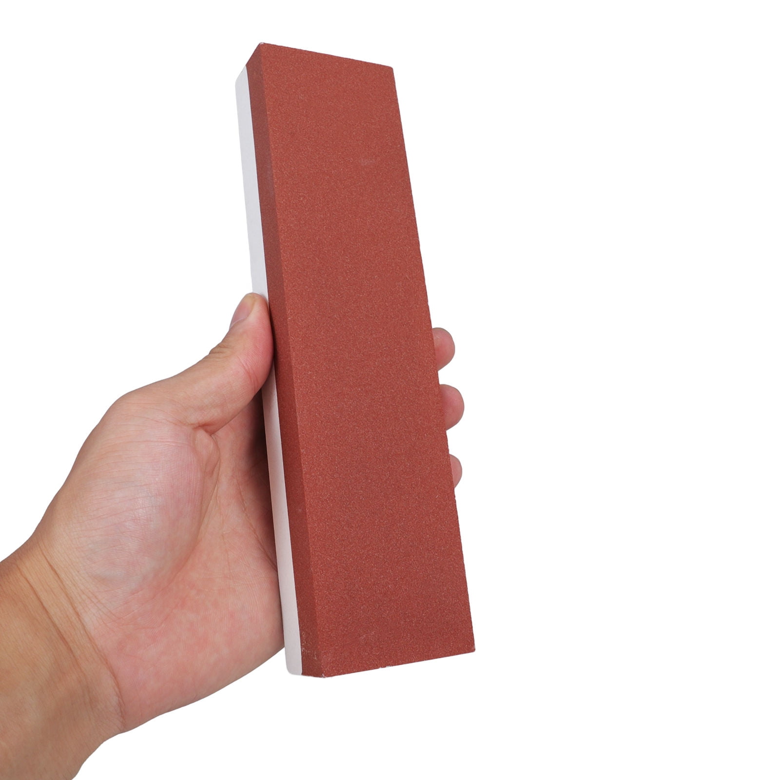 OUNONA Brown Sharpener for Kitchen Knives, Sharpening Stone with Fast and Effective Results