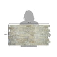 thumbnail image 4 of Dundee Deco 3D Wall Panels, PVC, Faux Bricks in Greige, Single Panel, Covers 5.2 sq ft, 4 of 6