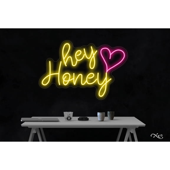 Hey Honey-LED Neon Sign Made in USA