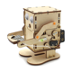 thumbnail image 5 of Kit de proyecto de enseñanza y aprendizaje de madera para experimentos científicos para niños, kit de ensamblaje de madera, modelo de robot que come monedas, 5 of 6