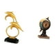 thumbnail image 5 of Figura de globo de delfín realista y moderna, reloj de escritorio coleccionable, adorno artesanal para el hogar, la oficina, , la mesa, la, 5 of 8