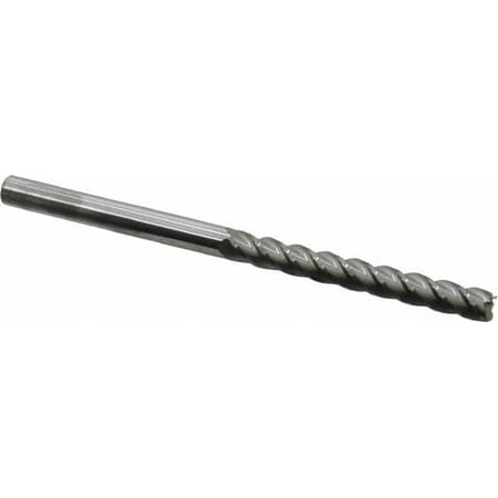 

Accupro 3/8 3 LOC 3/8 Shank Diam 6 OAL 4 Flute Solid Carbide Square End Mill Single End Uncoated Spiral Flute 40° Helix Centercutting Right Hand Cut Right Hand Flute