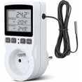 thumbnail image 1 of Digital Temperature Controller - LCD Thermostat Socket for Greenhouse or Terrarium, 1 of 5