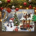 thumbnail image 2 of Christmas Placemats Set of 6, Christmas Tree Snowman Place Mats Red Truck Squirrel Placemat Table Decoration for Kitchen Table Dinner Xmas Holiday Party Home Decor Indoor Outdoor 13x19 Inch, 2 of 9