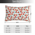 thumbnail image 2 of Yiaed Strawberries Print Brushed Microfiber Envelope Pillowcases, Standard,Envelope Closure Pillow Cases(No pillow core)-16"x24", 2 of 6