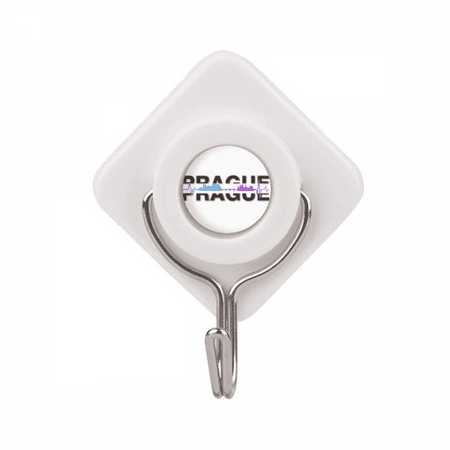 

Urban Electric Wave Prague Building Adhesive Wall Hooks Hanging Self Sticky