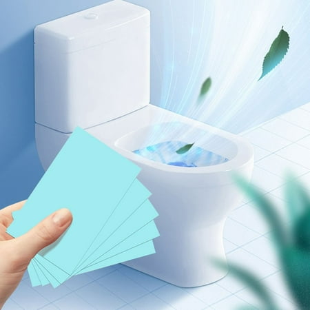 XYRSRUW Toilet Cleaning Tablets 30PC Deodorizing Toilet Cleaning Pods for Powerful Odor Neutralization Effervescent Toilet Bowl Fresheners for Stain and Limescale Removal(Blue)