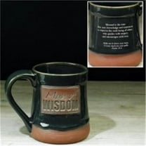 Abbey Gift  20 oz Mug Pottery Man of Wisdom, Black