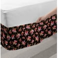 thumbnail image 2 of Rose Bed Skirt, Pattern with Old Fashioned Corsage and Bouquets Antique Feminine Floral Inspired Grace, Elastic Bedskirt Dust Ruffle Wrap Around for Bedding Decor, 4 Sizes, Multicolor, by Ambesonne, 2 of 2