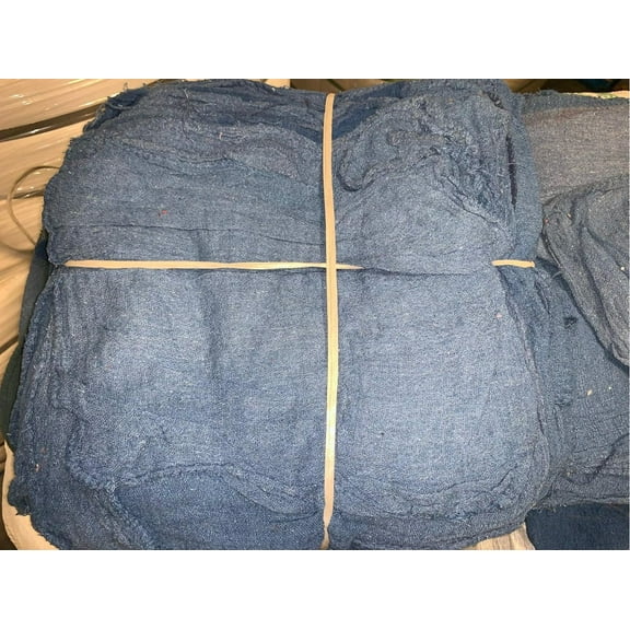 100 Blue Shop Towels/Mechanics Rags/Shop Rag/Oil Change Rag Grade B