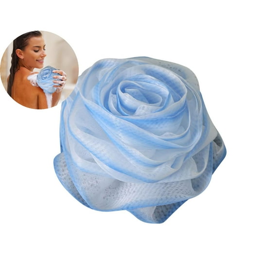 VQPeo Bath Loofah, Shower Loofah, Body Loofah, Bath Sponge, Shower Sponge, Body Sponge, Bath Scrubber, Shower Scrubber, Body Scrubber, Rose-Shaped