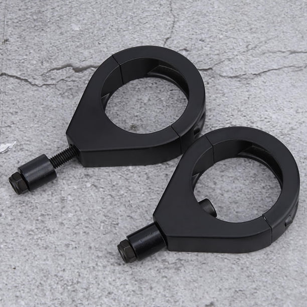Soporte de luz de señal de giro, 41 mm, chapado en metal, soporte de luz de señal de giro para motocicleta, soporte de luz de señal de giro de mayor durabilidad