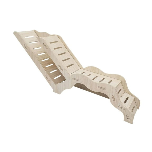 Hamster Burrow Tunnel Cave Hideaway Durable Wood Material for Cage Decor and Physical Exercise Enrichment