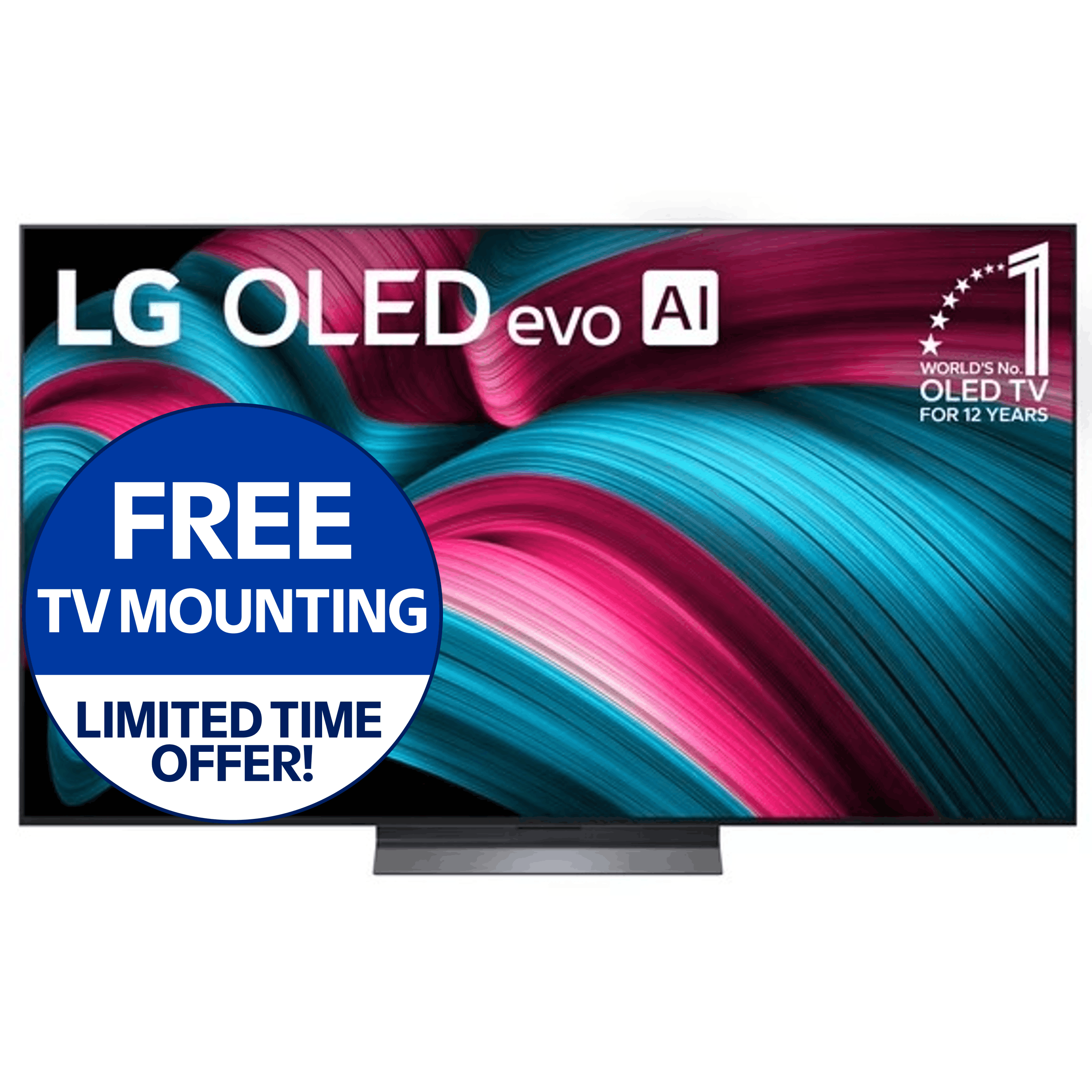 LG 65" C5 Series 4K UHD OLED evo AI Smart webOS 25 TV, OLED65C5PUA