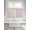 Light Beige Light Purple, variant on Spring Flowers 2 Panel Kitchen Curtains for Small Windows, Abstract Pink Blue Floral Vintage Plants Bathroom Tier Curtain, Short Window Treatment for Bedroom/Living Room 55"x36"