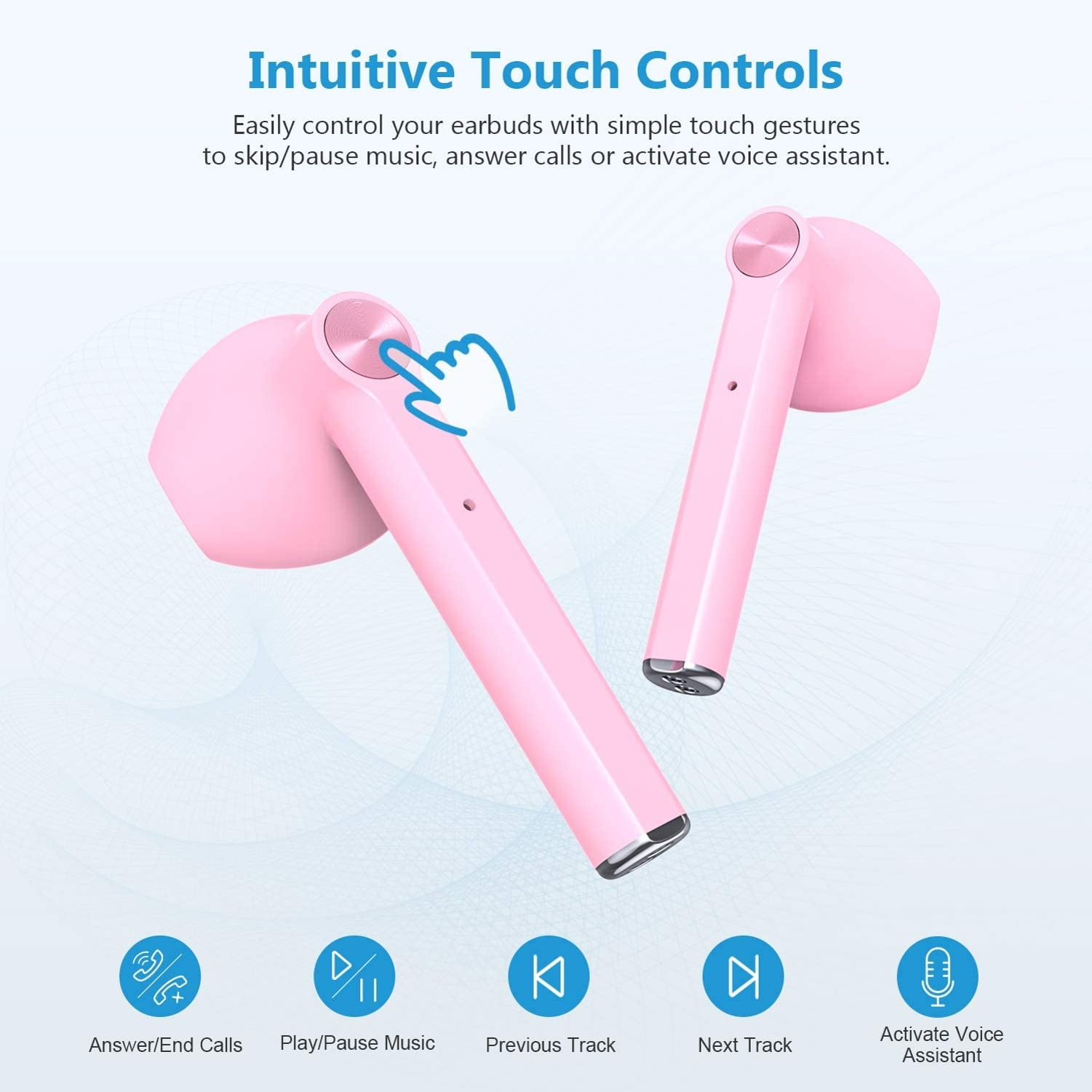 Wireless TWS Earphones for Samsung Galaxy Z Fold4/Fold 3 5G/Flip4/Flip 3 5G Phones - Earbuds Headphones True Stereo Headset Hands-free Mic G8J for Galaxy Z Fold4/Fold 3 5G/Flip4/Flip 3 5G Models