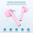 thumbnail image 2 of TWS Bluetooth Earphones True Wireless Stereo Earbuds w Mic Pink A9B for Samsung Galaxy A42 5G A32 5G A30s A21 A20 A13 5G A12 5G A11 A10s A10e A03s A02s A01 - Sonim XP8 XP3 - Sony Xperia 1, 2 of 8