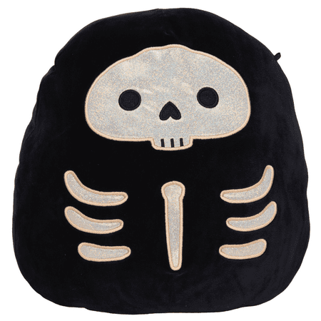 Squishmallow 12" Halloween Stix the Black and Gold Skeleton