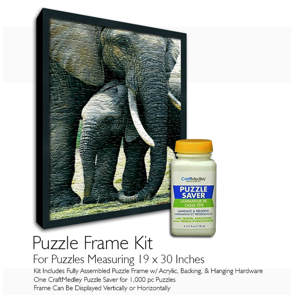 Jigsaw Puzzle Frame Kit Featuring Craft Medley Puzzle Glue Walmart