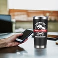 thumbnail image 3 of Papa Gifts From Grandkids Birthay Gifts For Papa From Grandaughter – 20 Oz Dinosaur Travel Cup Gift Set Chirstmas Presents For Grandpa - Don''t Mess With Papa White Wine Tumbler With Lid Straw, 3 of 6