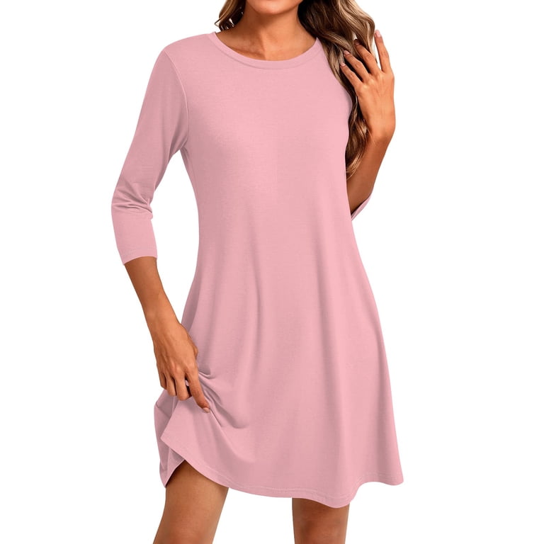 pink flare dress womens Buy Somhey main image 1