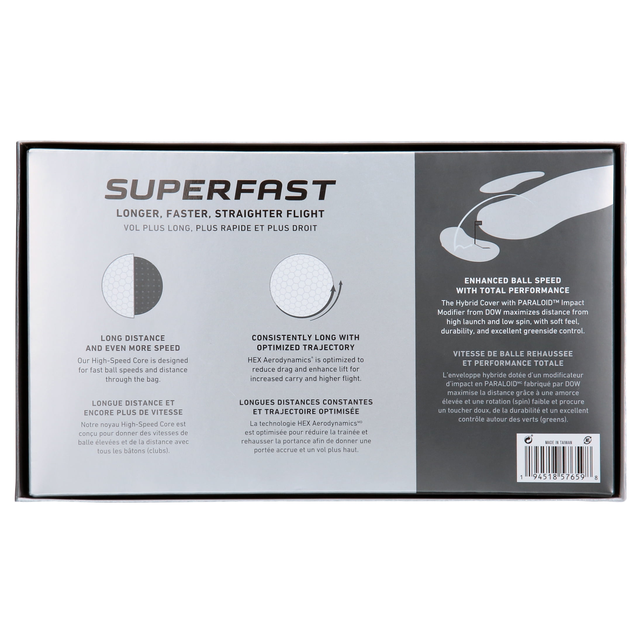(2 pack) Callaway Golf Superfast 2022 Golf Balls, White, 15 Pack