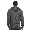 thumbnail image 2 of Men's Cotton Blend Lightweight Fleece Lined Sport Gym Zip Up Sweater Hoodie, Charcoal Gray XL, 1 Count, 1 Pack, 2 of 4