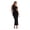 Black, variant on Forever 21 Women’s Maxi Dress with Side Ruching Detail and High Neckline, Sleek Fitted Silhouette with Side Slit for Evening and Special Occasions, XS-XL