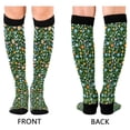 thumbnail image 4 of FORMRS Womens Knee High Socks Casual Long Thick Travel Daily Wear, 1 Pair, Flourish Flowers Pattern, 4 of 6
