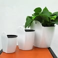 thumbnail image 4 of CNKOO Self Watering Wall Planter - Indoor Outdoor Vertical Flower Pot - Wall Mounted Window Hanging Pot - Water Storage Space Design Container - 1PC, 4 of 8