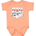 thumbnail image 3 of Inktastic Beat Up Bowling Pins Boys or Girls Baby Bodysuit, 3 of 5
