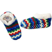 Zigzag Knit Slipper Socks