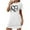 White, variant on Diufon Nightgowns for Women Summer Casual Short Sleeve Crewneck Soft Sleepshirt Cute Print Sleep Dress