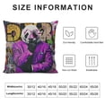 thumbnail image 5 of Autua Panda Bear Graffiti Art Graphic Decorative Cushion Throw Pillow Cover for Home Couch Living Room Bed Sofa Zipper Closure High-Quality 1PC 24x24in, 5 of 5
