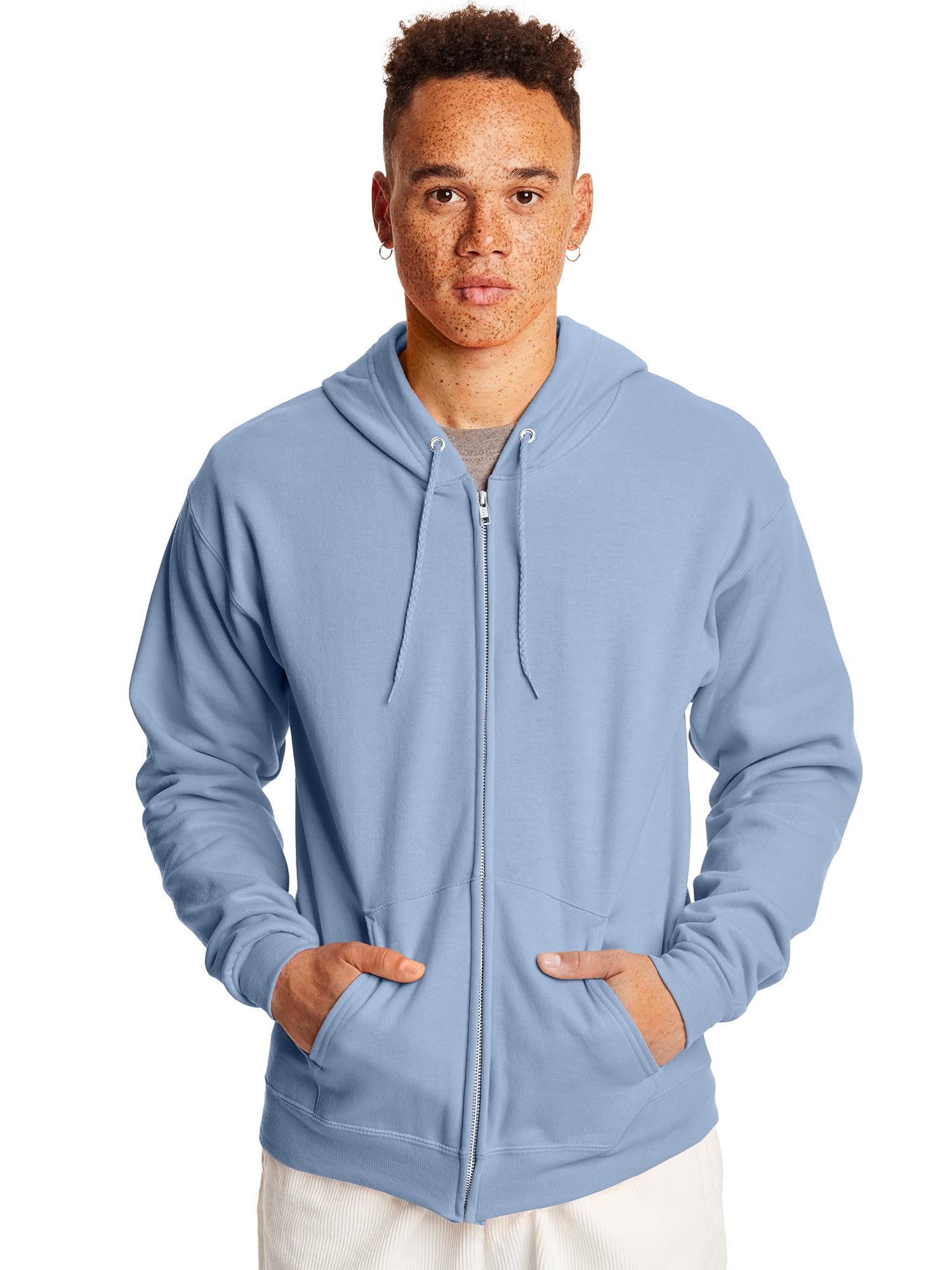 Hanes Men's EcoSmart Fleece Zip-up Hoodie, up to Size 3XL