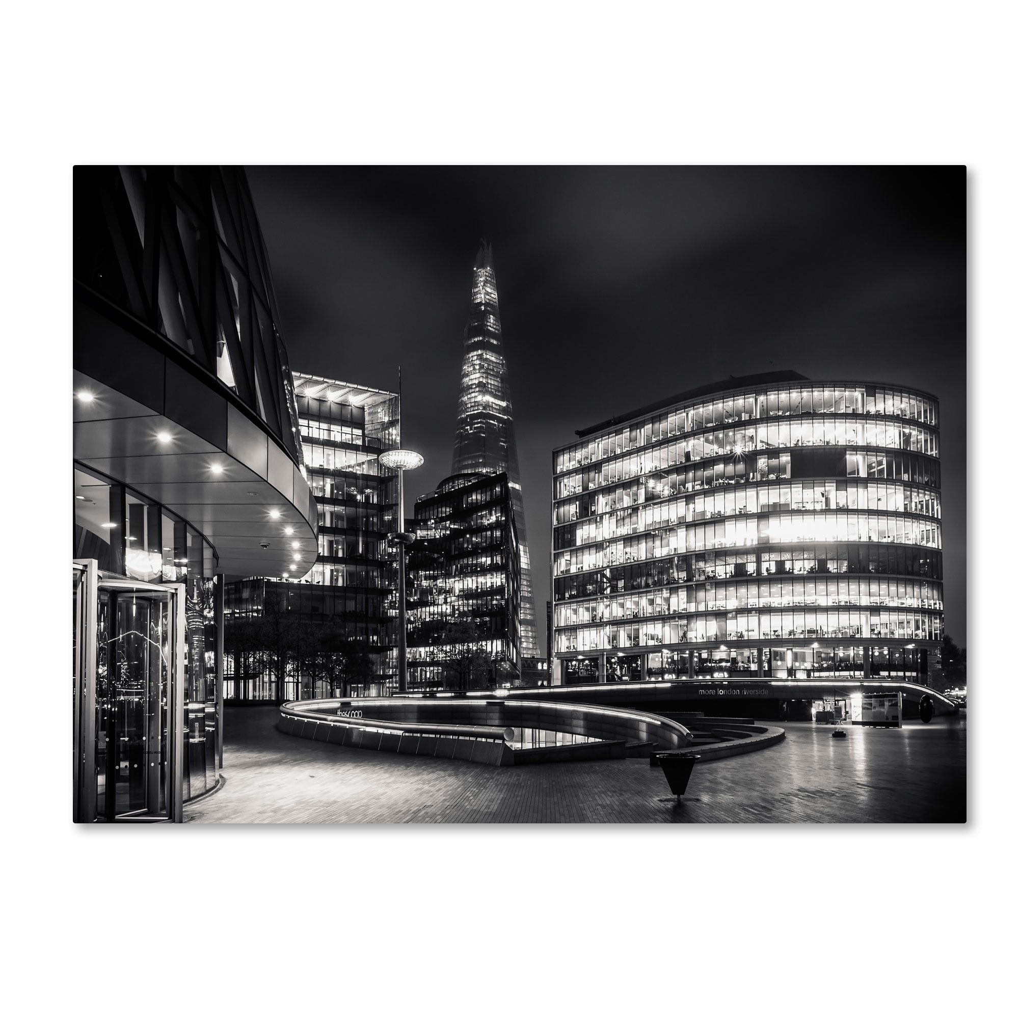 Trademark Fine Art "Gotham Side of London" Canvas Art by Giuseppe Torre