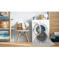 thumbnail image 2 of Ahgly Company Tapis Rond Lavable en Machine Intérieur Transitionnel Gris Loup Gris, 8 Pieds Rond, 2 of 7